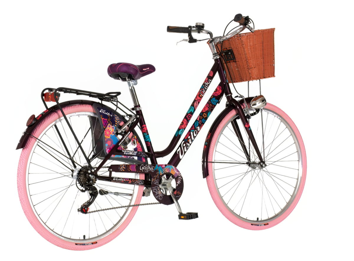 Fashion bicikla visitor ljubičasto roza-fas282s6