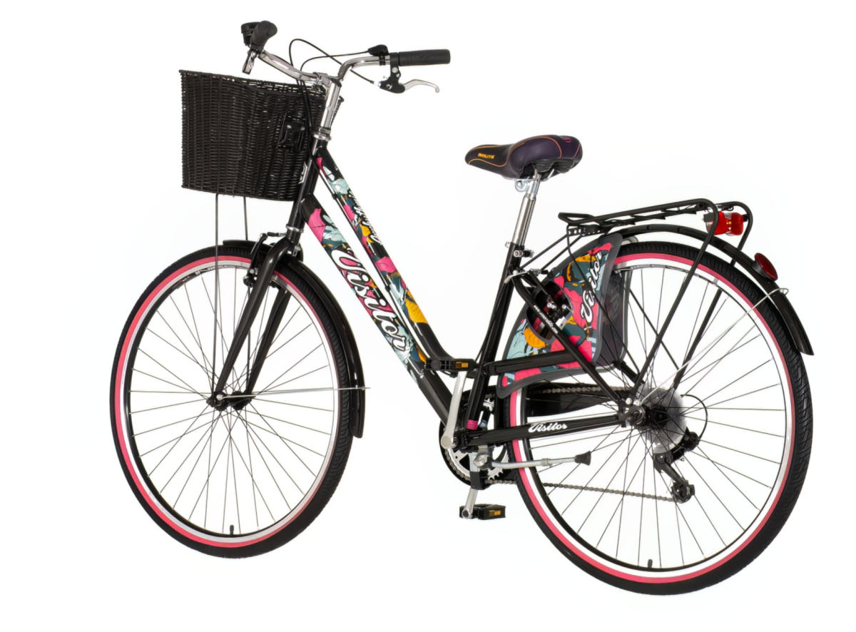 Bicikl Visitor Fashion Arrhythmia 28" crno multikolor