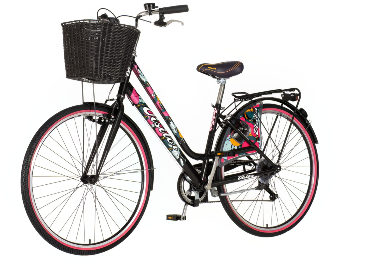 Bicikl Visitor Fashion Arrhythmia 28" crno multikolor