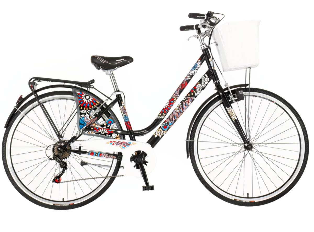 Crno multikolor bell ženska bicikla -fas284s6