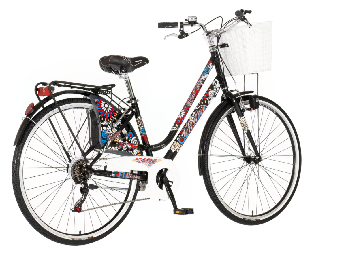 Crno multikolor bell ženska bicikla -fas284s6