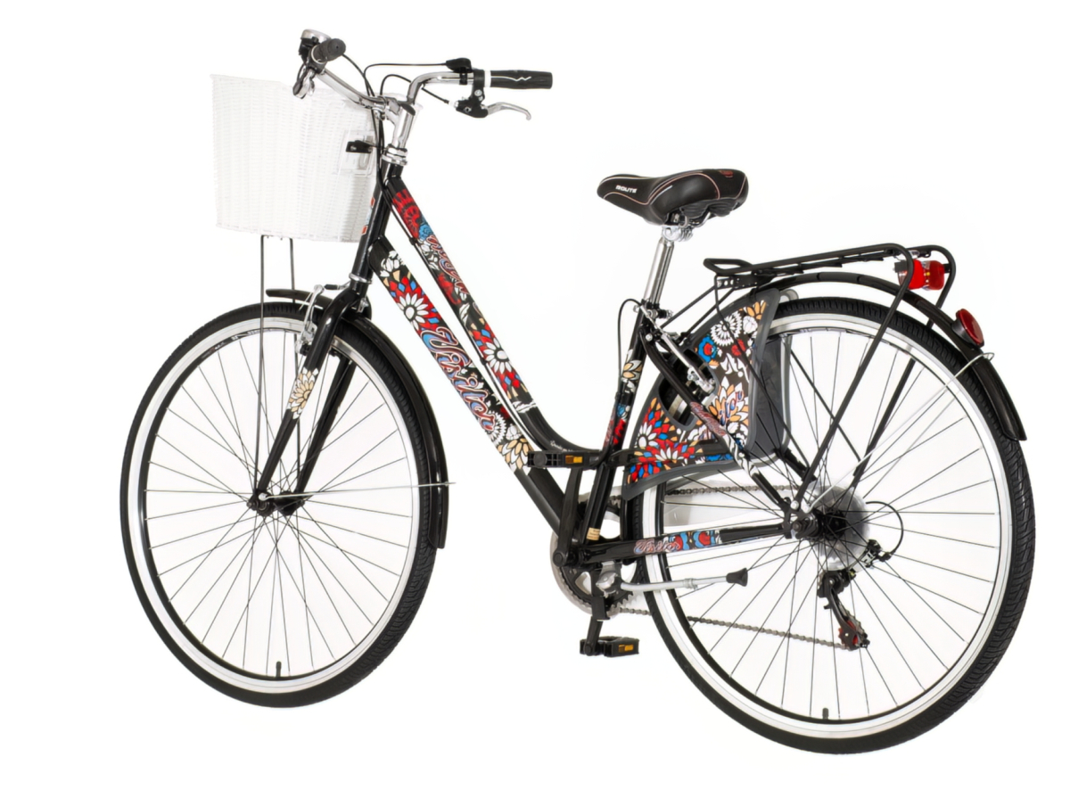 Crno multikolor bell ženska bicikla -fas284s6