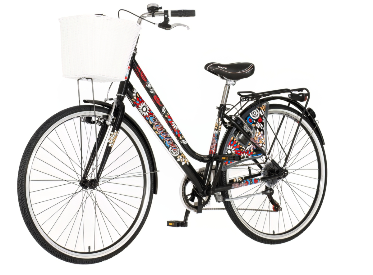 Crno multikolor bell ženska bicikla -fas284s6