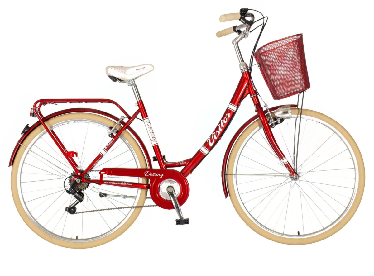 Bicikl Visitor Fashion Destiny 28" bordo beli