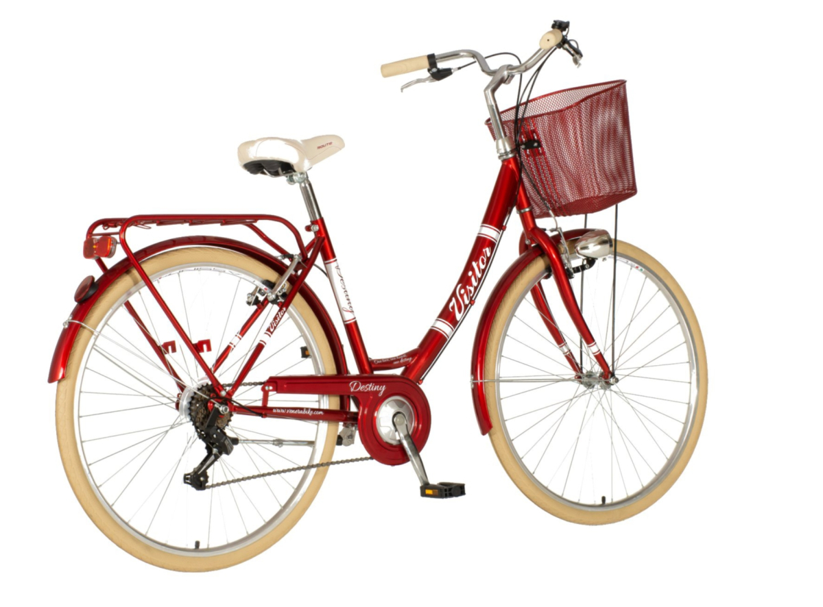 Bicikl Visitor Fashion Destiny 28" bordo beli