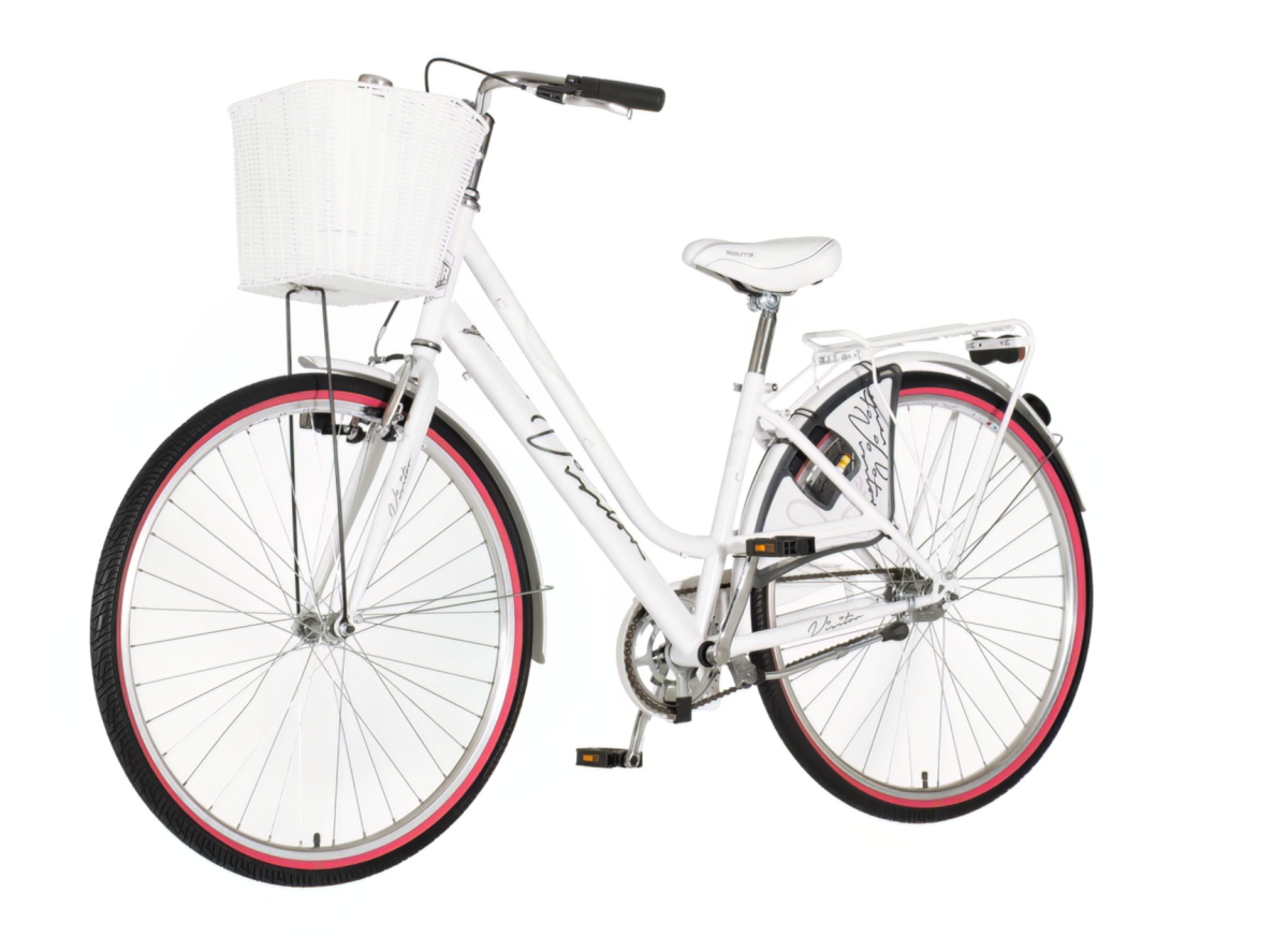 Visitor paris fashion bicikla belo siva-fas2829f