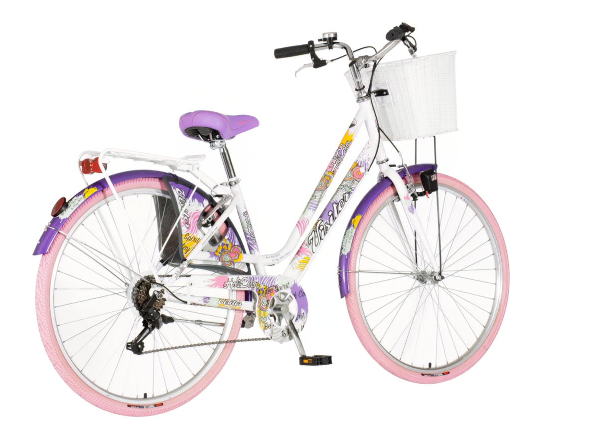 Bicikl Visitor Fashion Holicolor 28" belo multikolor