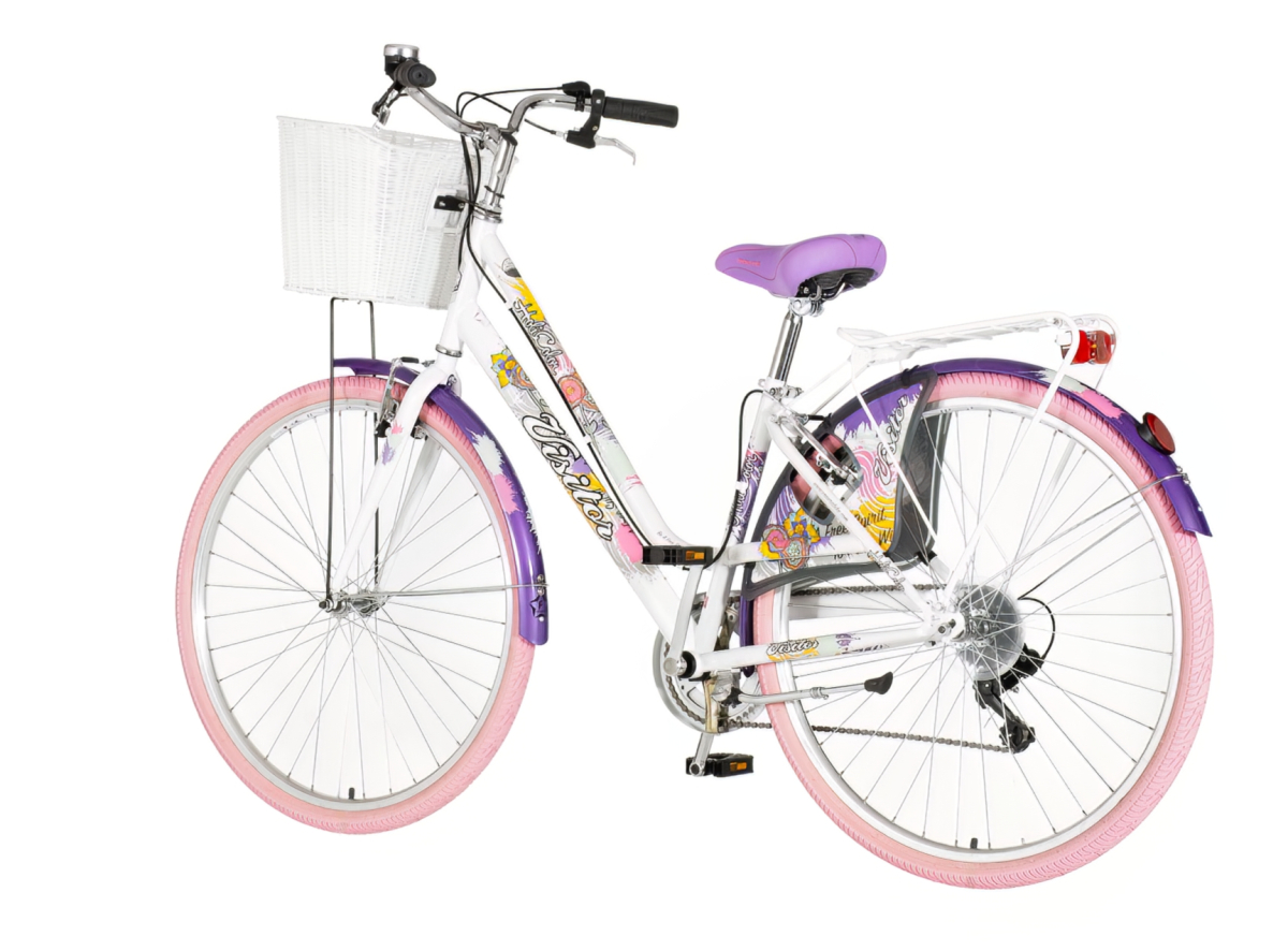 Bicikl Visitor Fashion Holicolor 28" belo multikolor