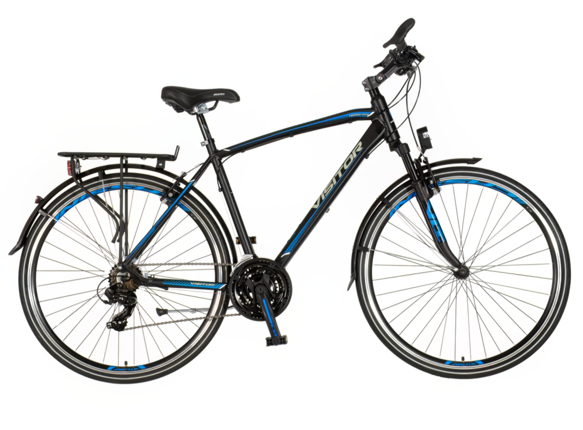 Bicikl Visitor Terra man 28" crno plavi