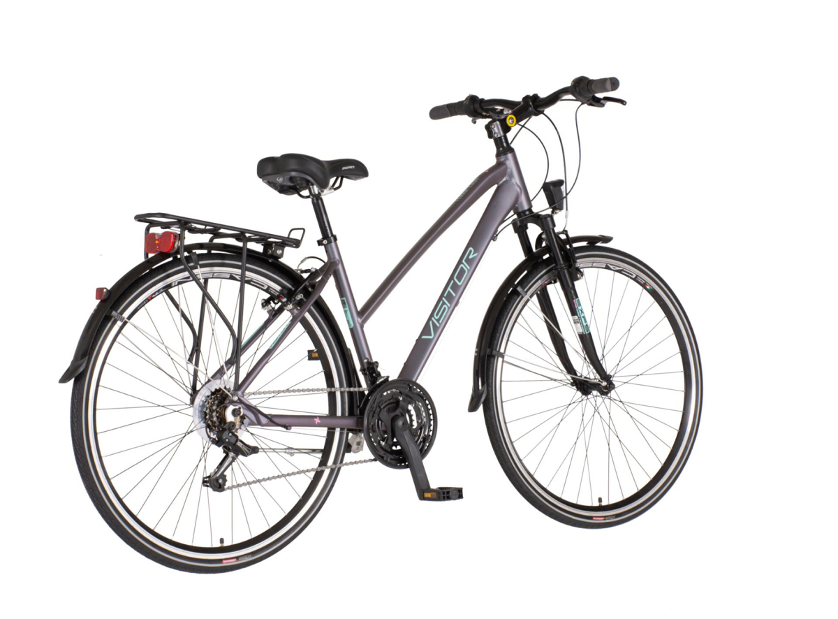 Bicikl Visitor Terra Lady 28" sivo tirkiz
