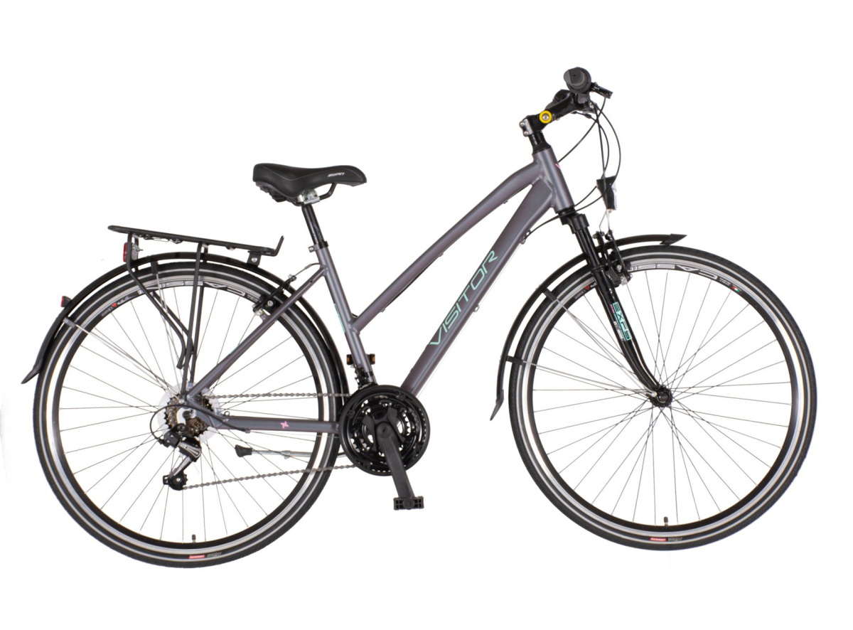 Bicikl Visitor Terra Lady 28" sivo tirkiz