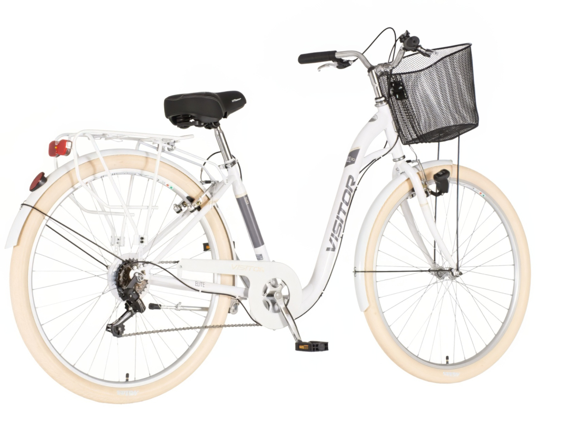 Bicikl Visitor Elite 28" belo crni