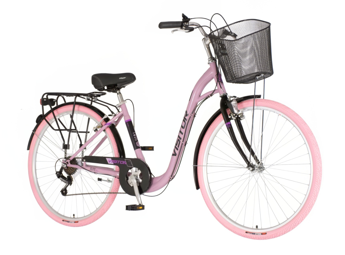 Bicikl Visitor Elite 28" roze crni