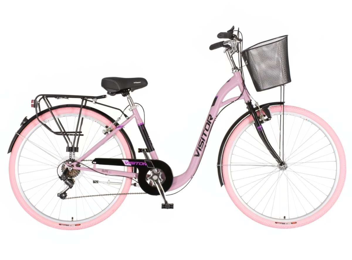 Bicikl Visitor Elite 28" roze crni