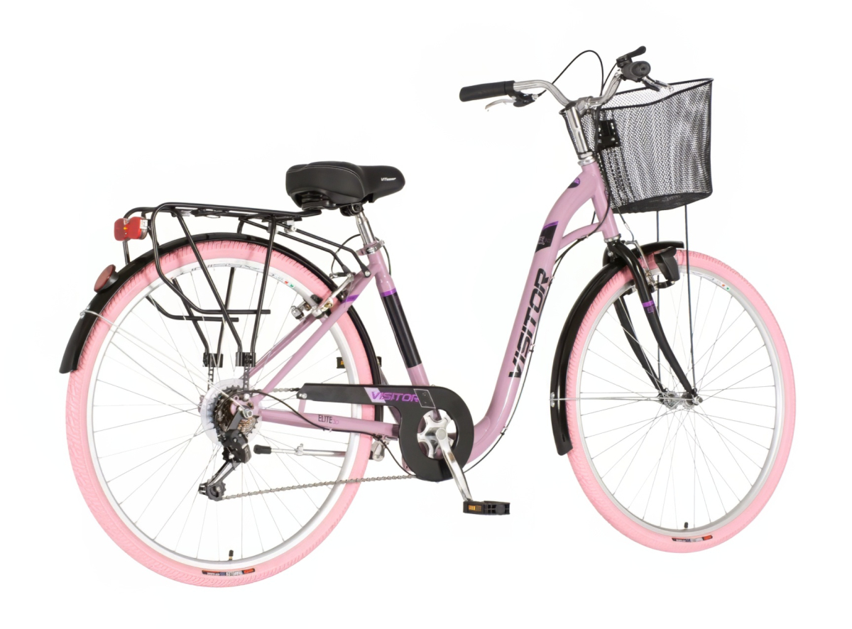 Bicikl Visitor Elite 28" roze crni