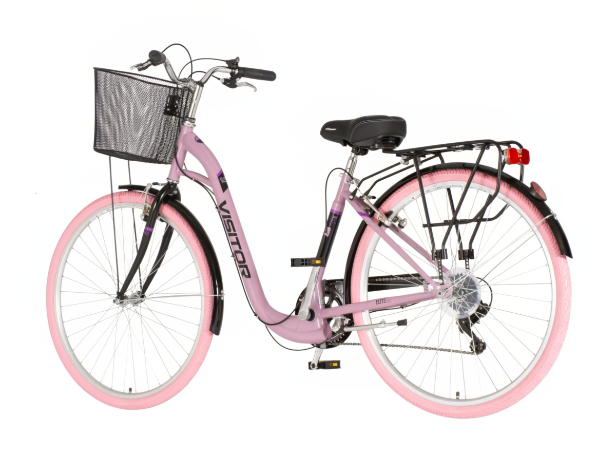 Bicikl Visitor Elite 28" roze crni