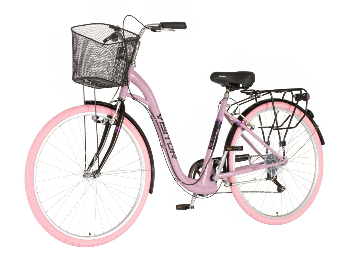 Bicikl Visitor Elite 28" roze crni