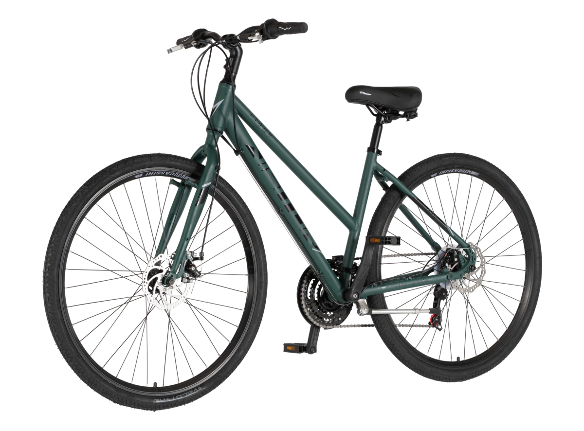 BICIKL CITY VISITOR RIDGE 28" ALU 17" DISK DUPLI 18 BRZINA 167-192CM(L/XL) ZELENI MAT