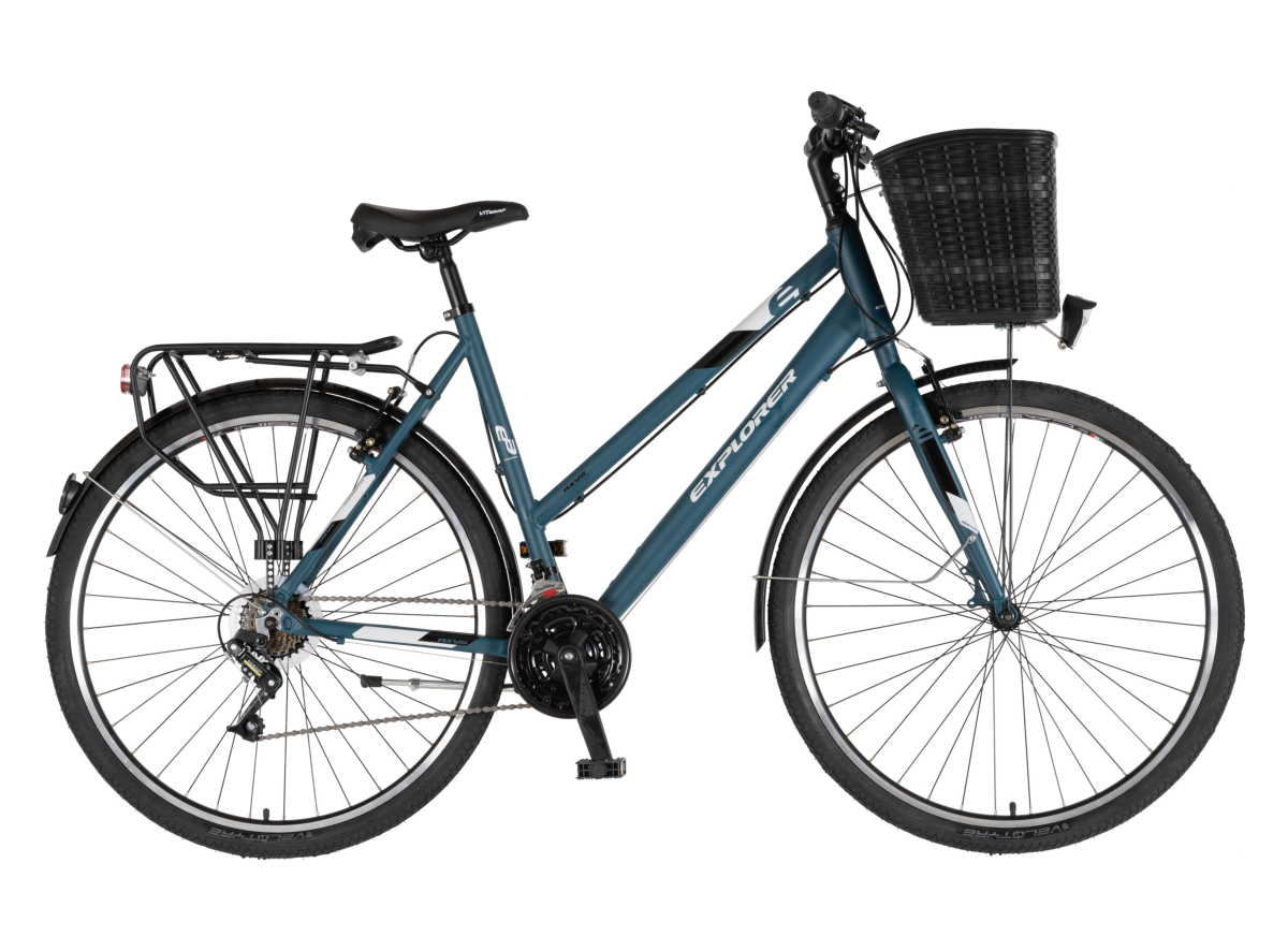 BICIKL TOUR EXPLORER AXYS LADY PRO 28" ALU 21" V-BRAKE  18 BRZINA 167-192CM (L/XL) PLAVI