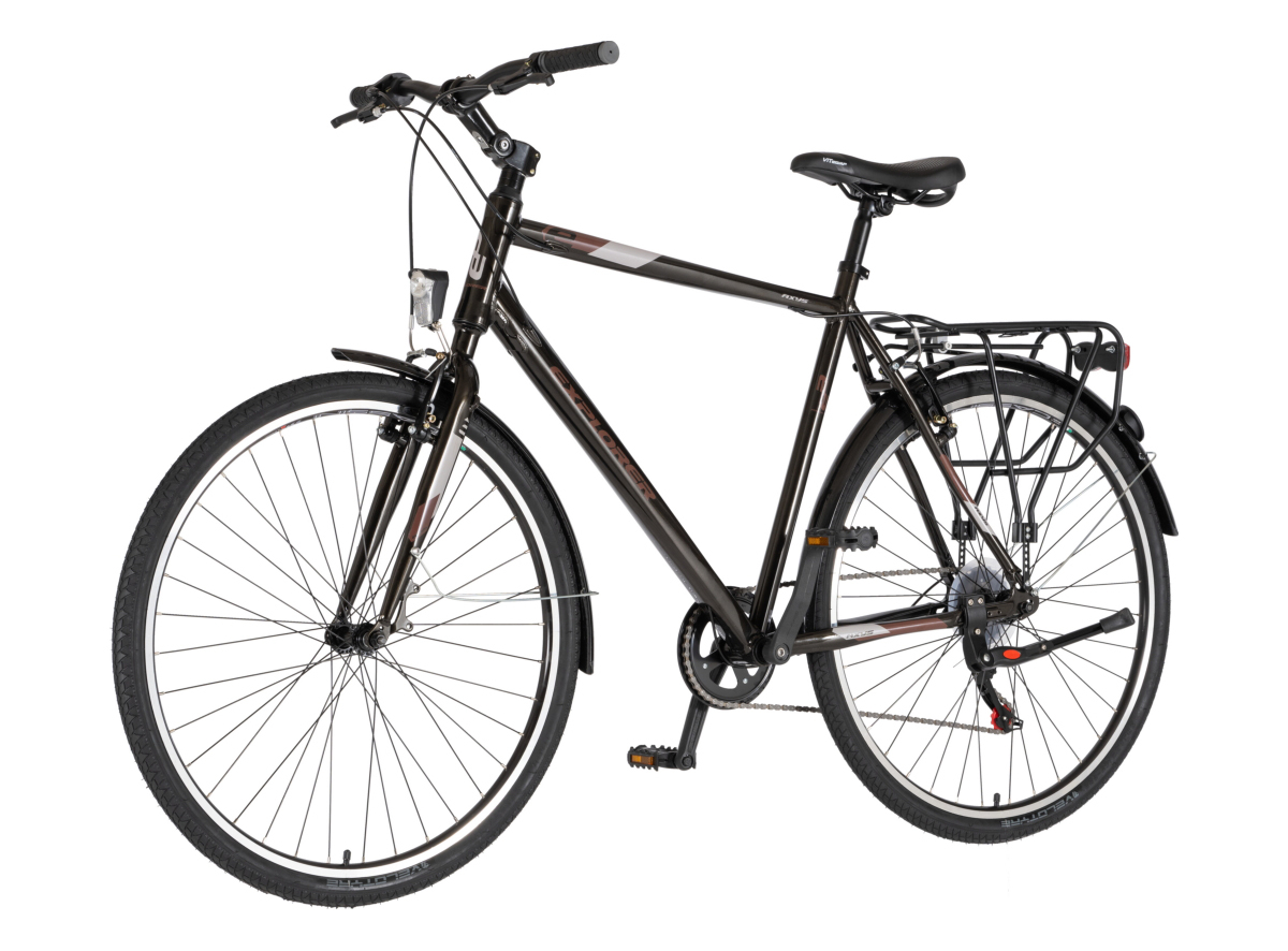 BICIKL TOUR EXPLORER AXYS 28" ALU 23" V-BRAKE  6 BRZINA 175-193CM (XL) CRNO BRAON