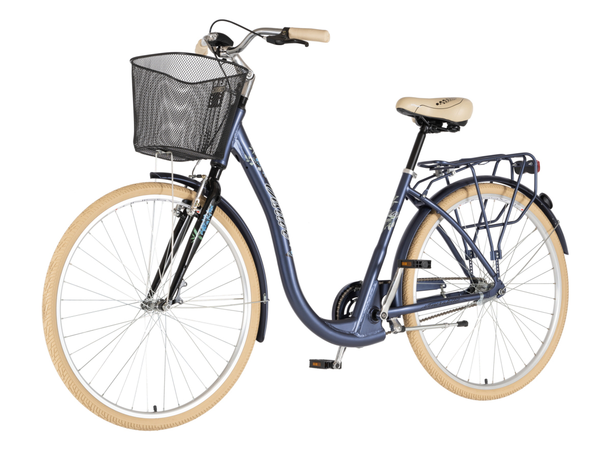 BICIKL FASHION VISITOR BUTTERFLY 28" ALU 18" V-BRAKE KONTRA QUANDA 155-178CM (S/M) PLAVI  POLU MAT