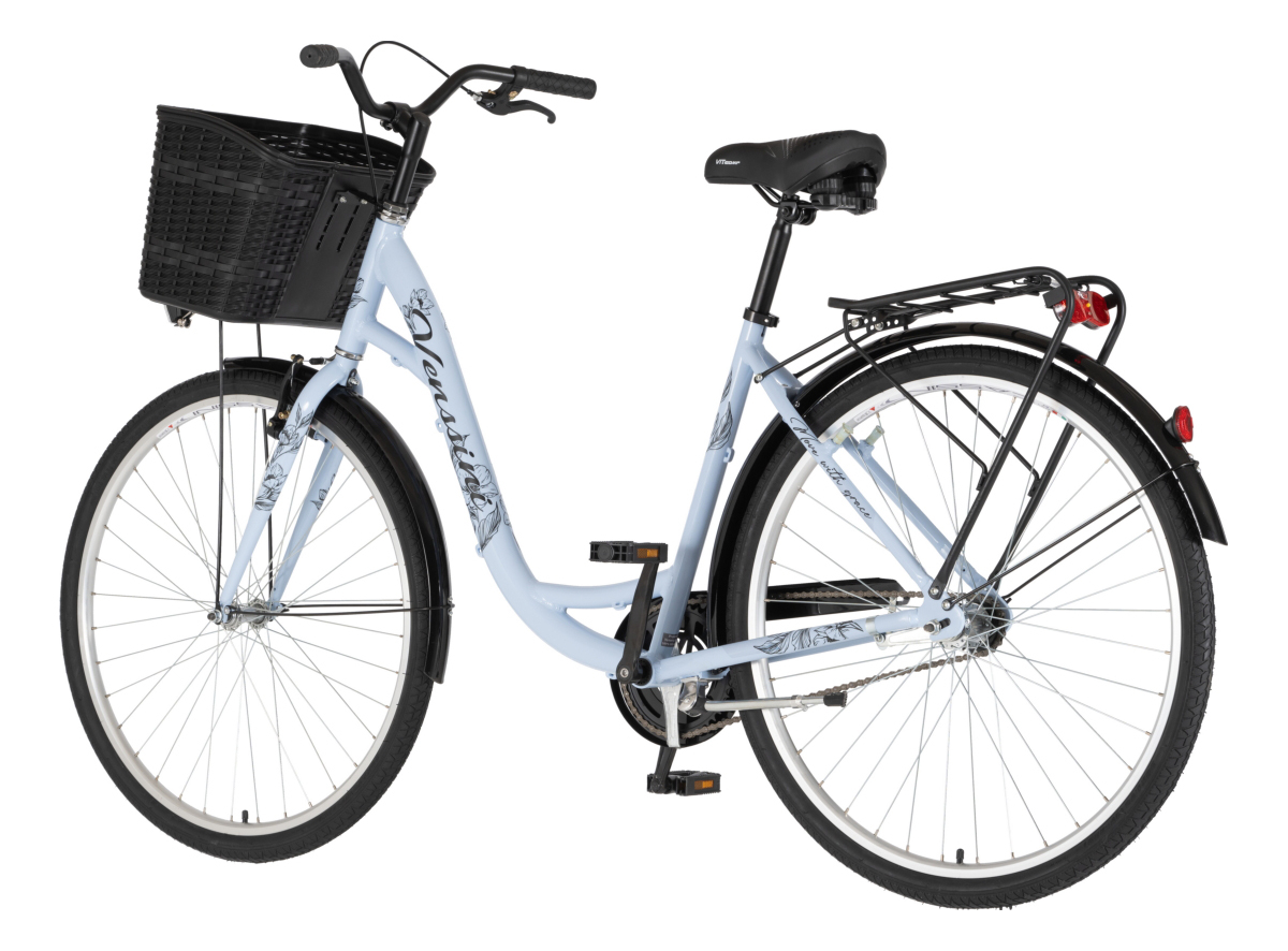BICIKL FASHION VENSSINI GRACE 28" ALU 19" V-BRAKE  KONTRA 155-178CM (S/M) PLAVI