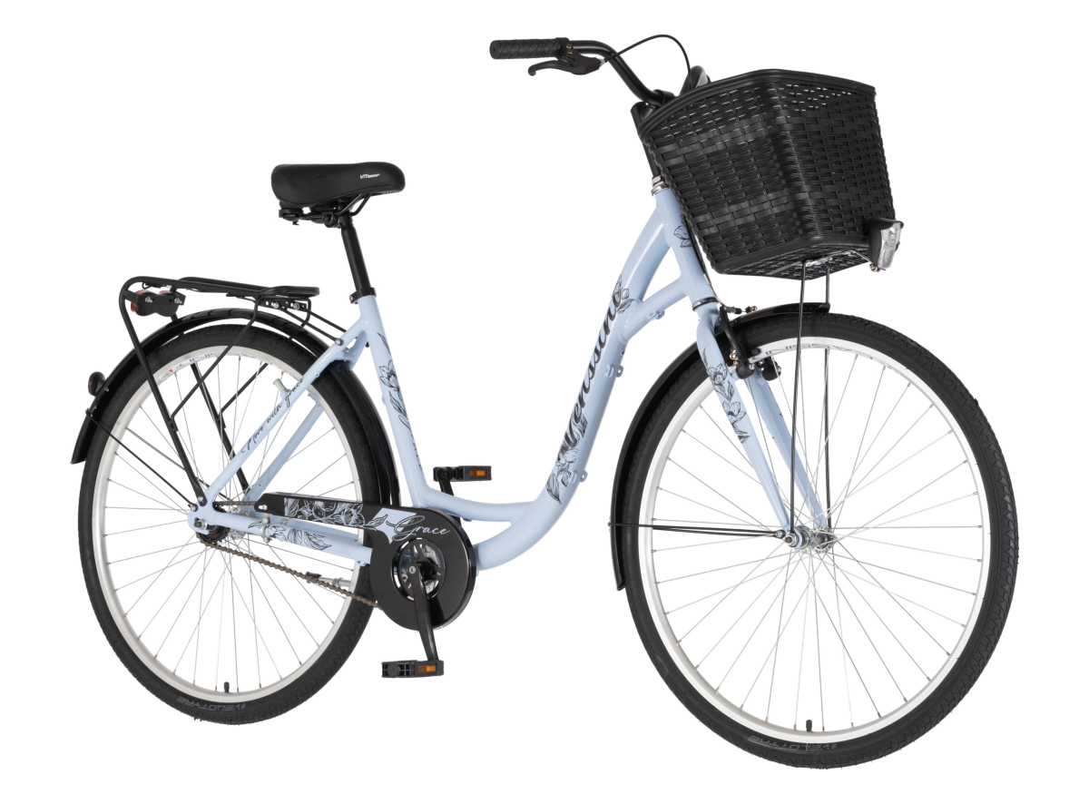 BICIKL FASHION VENSSINI GRACE 28" ALU 19" V-BRAKE  KONTRA 155-178CM (S/M) PLAVI