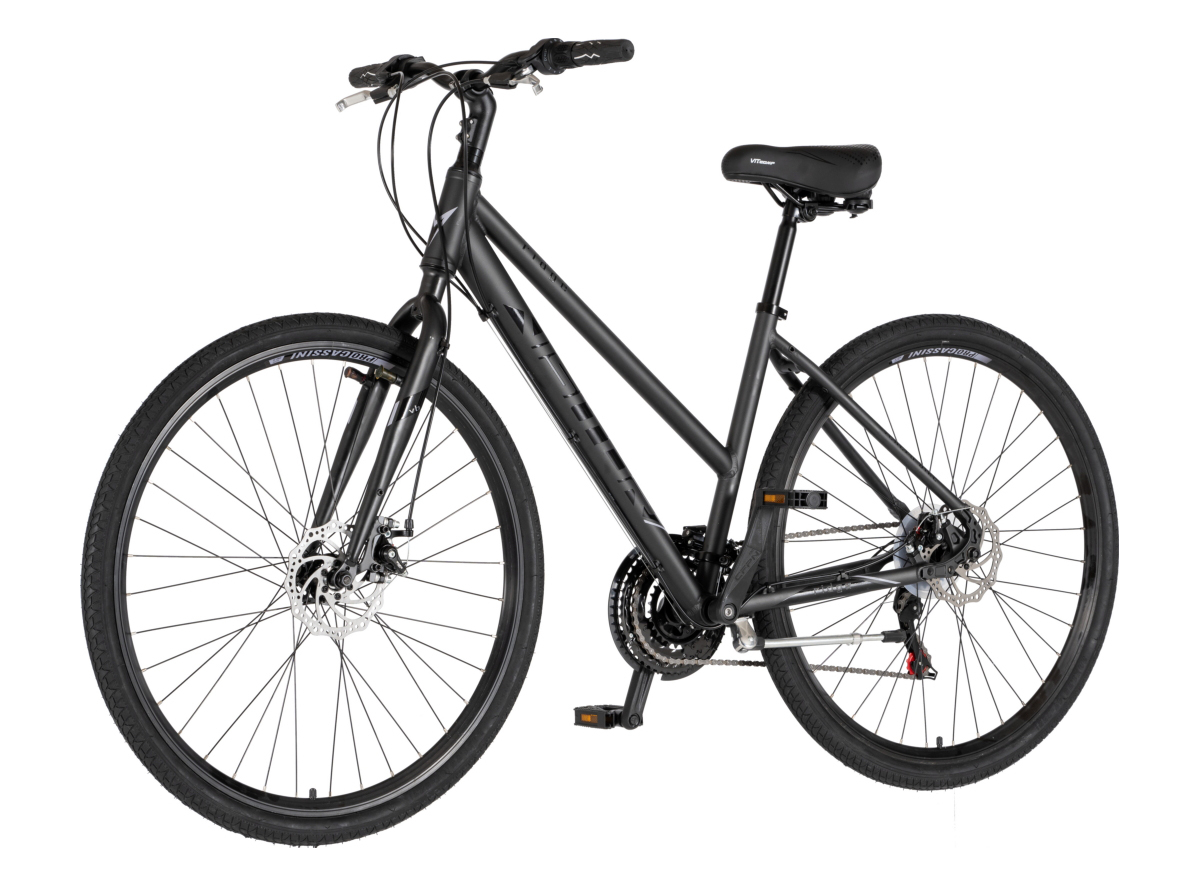 BICIKL CITY VISITOR RIDGE 28" ALU 17" DISK DUPLI 18 BRZINA 167-192CM (L/XL) SIVI