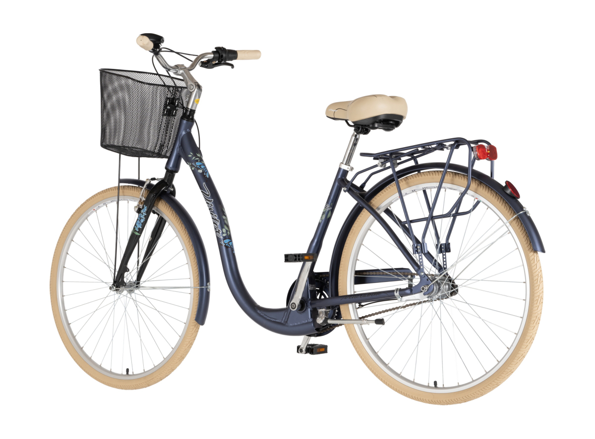 BICIKL FASHION VISITOR BUTTERFLY 28" ALU 18" V-BRAKE KONTRA  NEXUS 155-178CM (S/M) PLAVI  POLU MAT