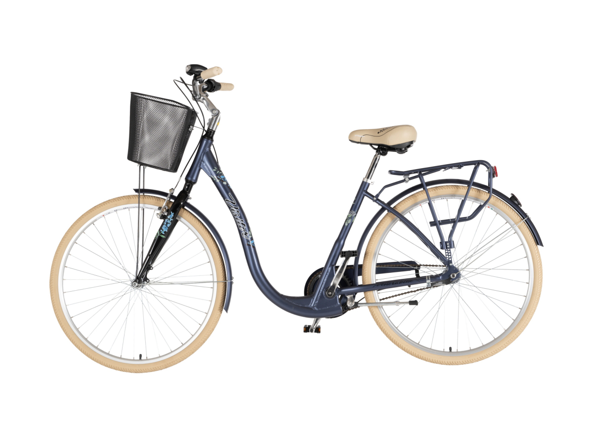 BICIKL FASHION VISITOR BUTTERFLY 28" ALU 18" V-BRAKE KONTRA  NEXUS 155-178CM (S/M) PLAVI  POLU MAT
