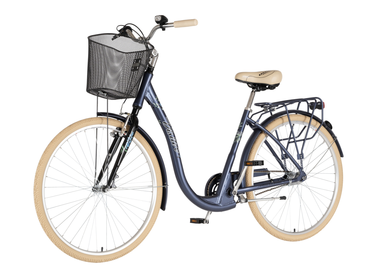 BICIKL FASHION VISITOR BUTTERFLY 28" ALU 18" V-BRAKE KONTRA  NEXUS 155-178CM (S/M) PLAVI  POLU MAT