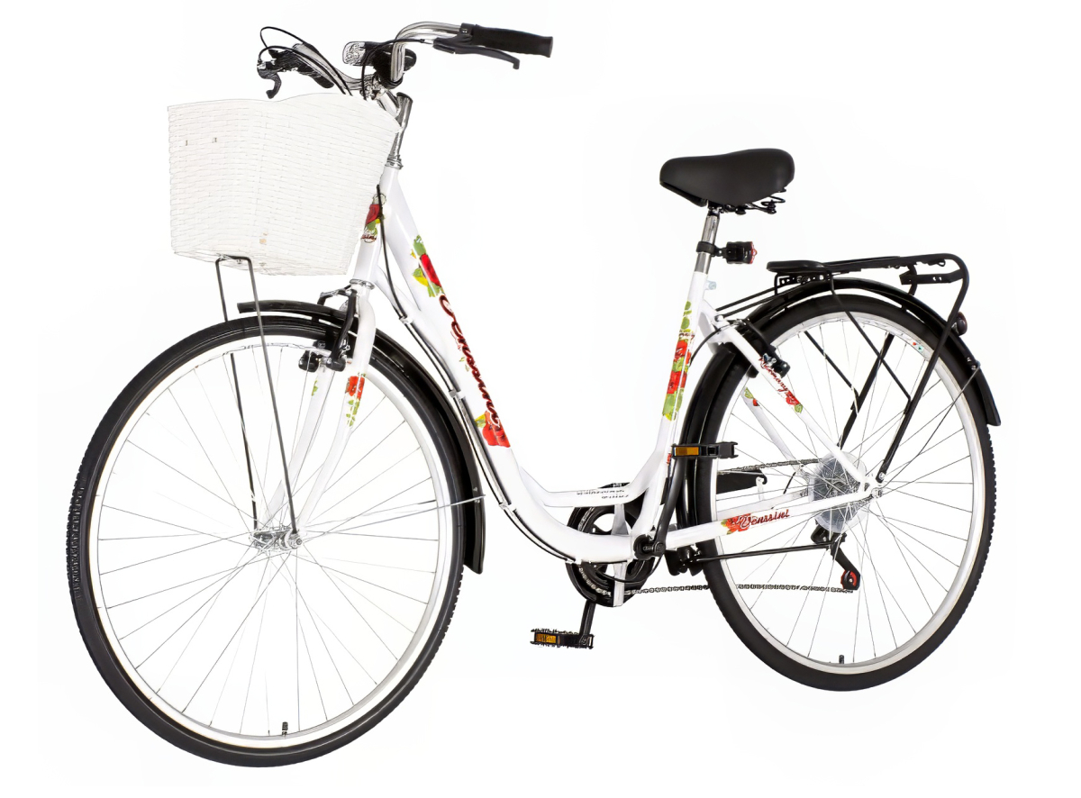 Bicikl Venssini Diamante 28" belo crveni