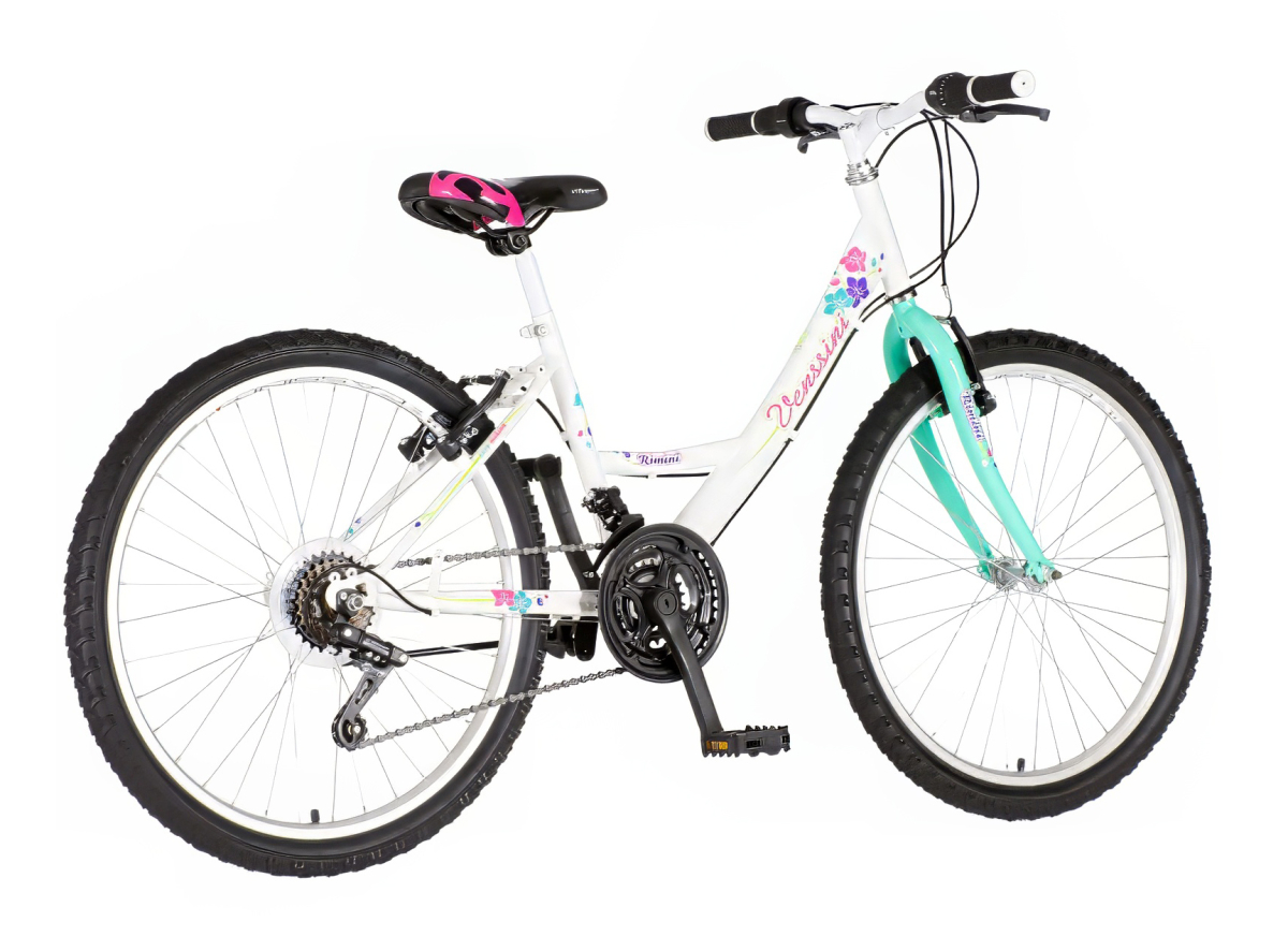Bicikl Venssini Parma 24" belo tirkiz