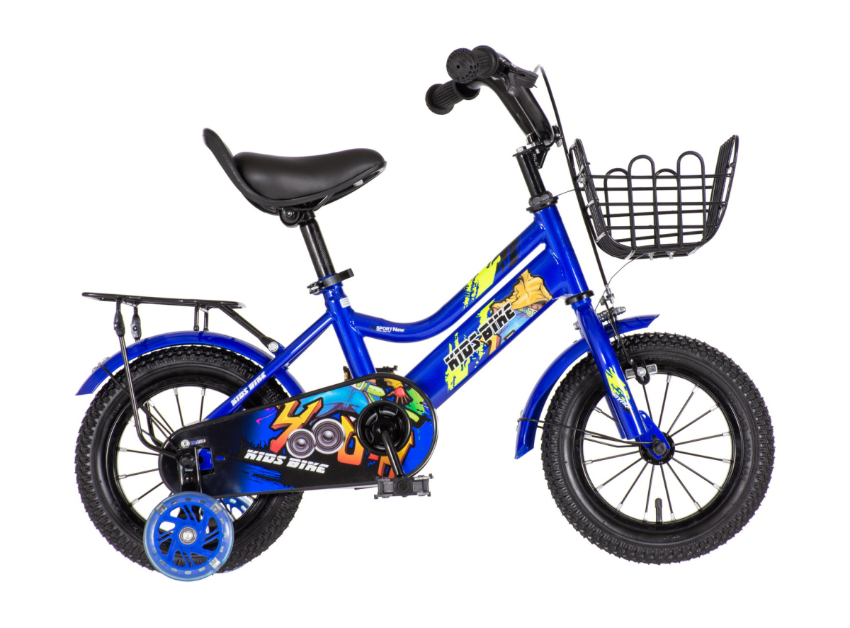 Kids bike Music plava 12 2024