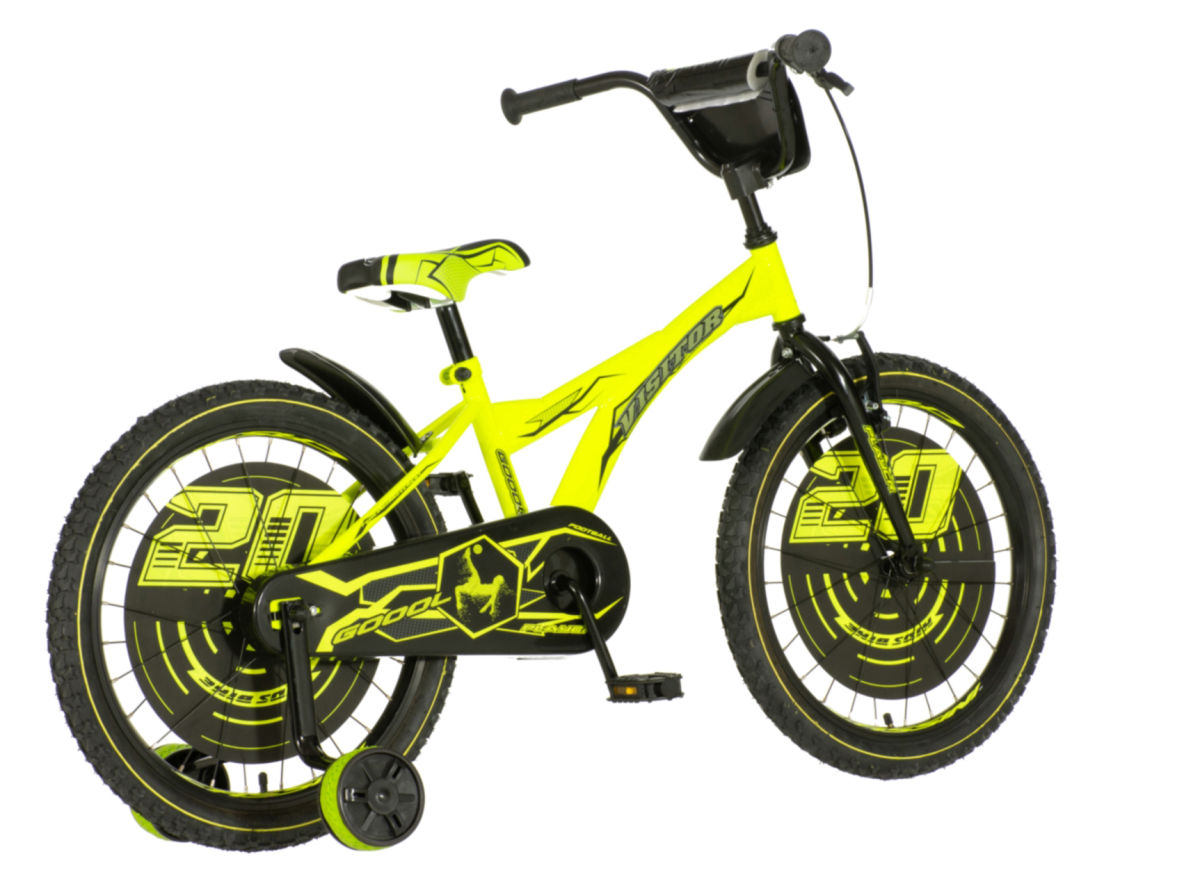 Bicikl Visitor Player 20" neon žuto crni