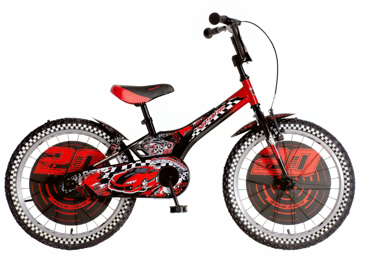 Bicikl Visitor Nitro 20" crno crveni