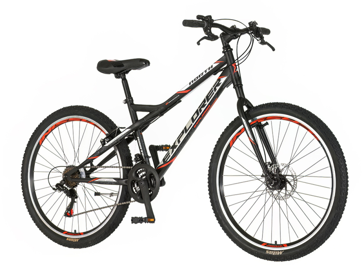 Bicikl Explorer North 26" crno crveni