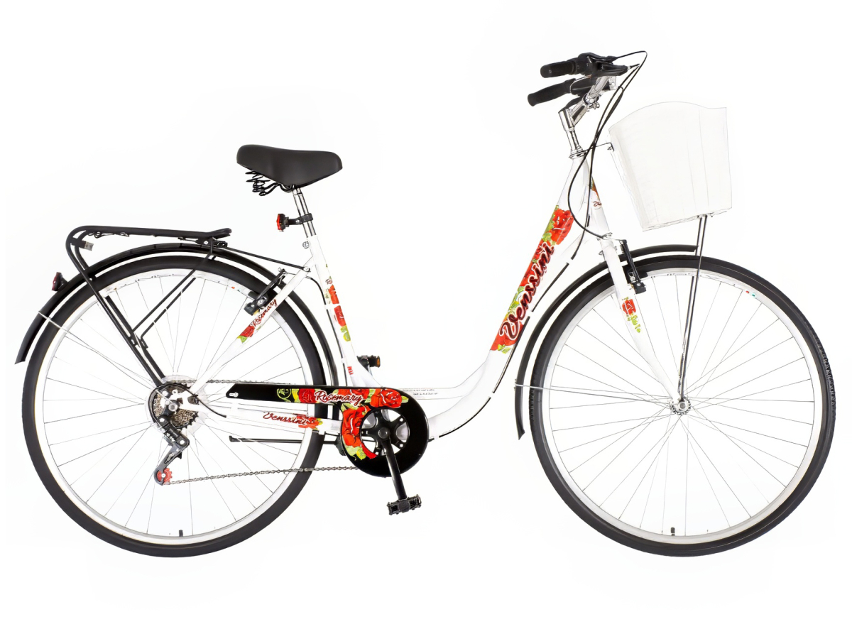 Bicikl Venssini Diamante 28" belo crveni