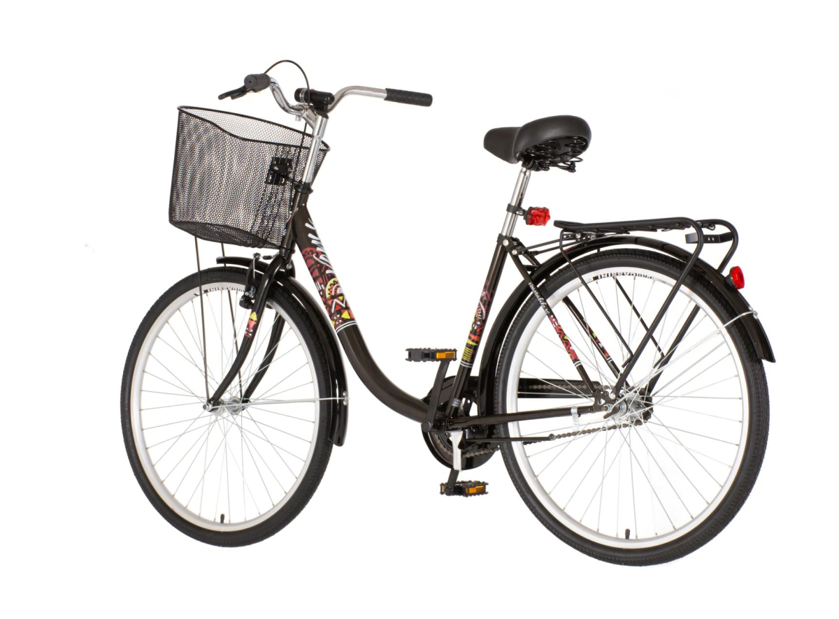 Bicikl Venssini Venecija 26" crno crveni