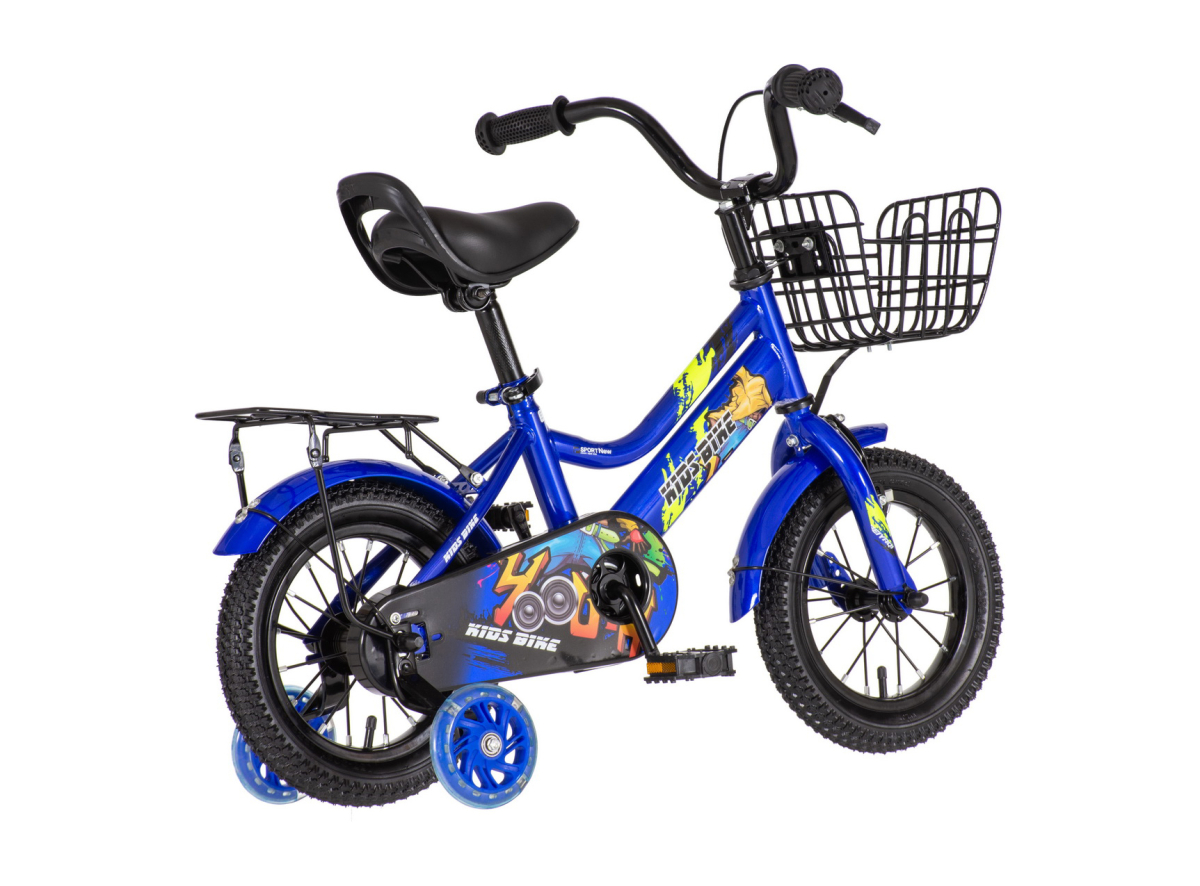 Kids bike Music plava 12 2024