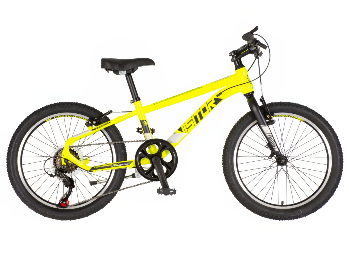 Bicikl Visitor Radiance 20" neon žuto crni