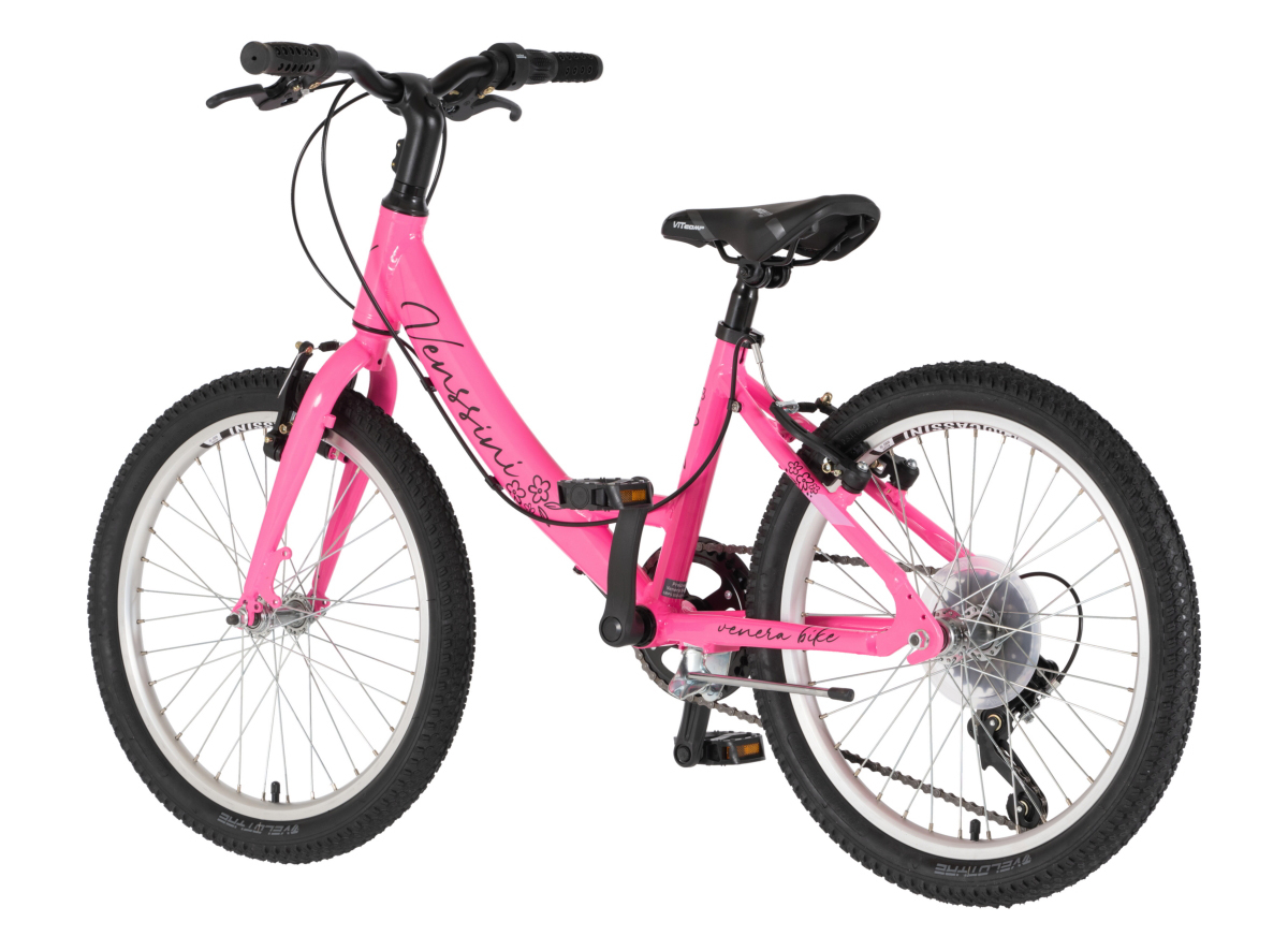 BICIKL JUNIOR 20 VENSSINI PARMA ALU 20" ALU 12" V-BRAKE  6 BRZINA 132-155CM (XS) ROZA