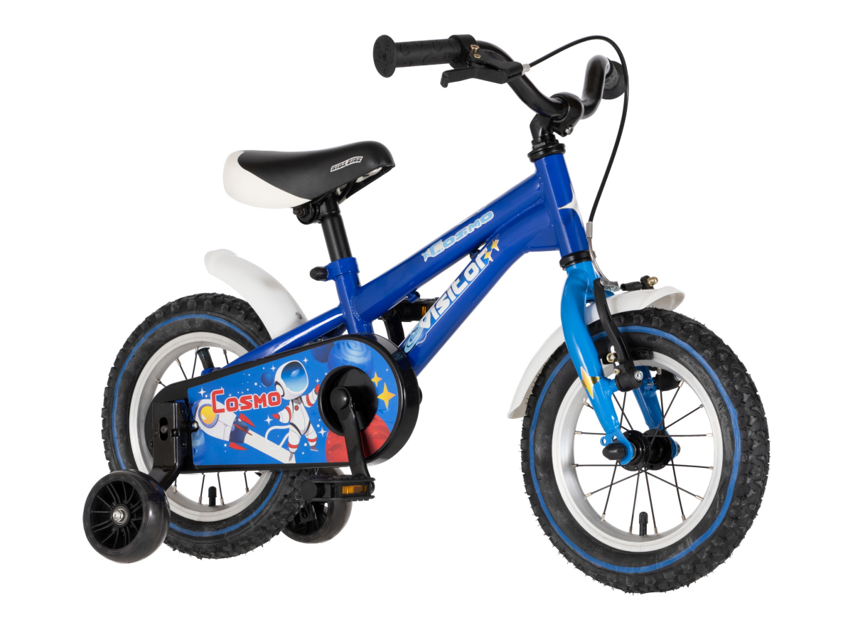 BICIKL KIDS VISITOR COSMO 12" 8" V-BRAKE  KONTRA 95-115CM (12") PLAVI