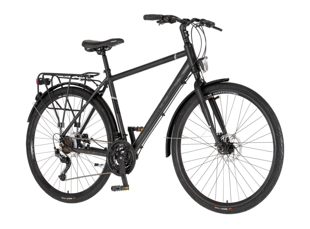 BICIKL TOUR VISITOR TRACE 28" ALU 21" DISK DUPLI 21 BRZINA 175-193CM (XL) CRNI