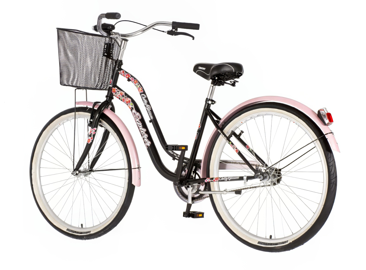 Fashion bicikla explorer crno roza-lad261kk
