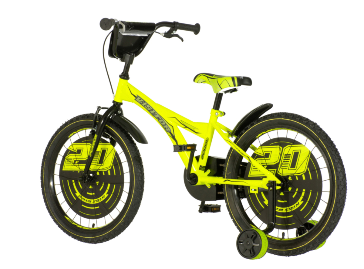 Bicikl Visitor Player 20" neon žuto crni