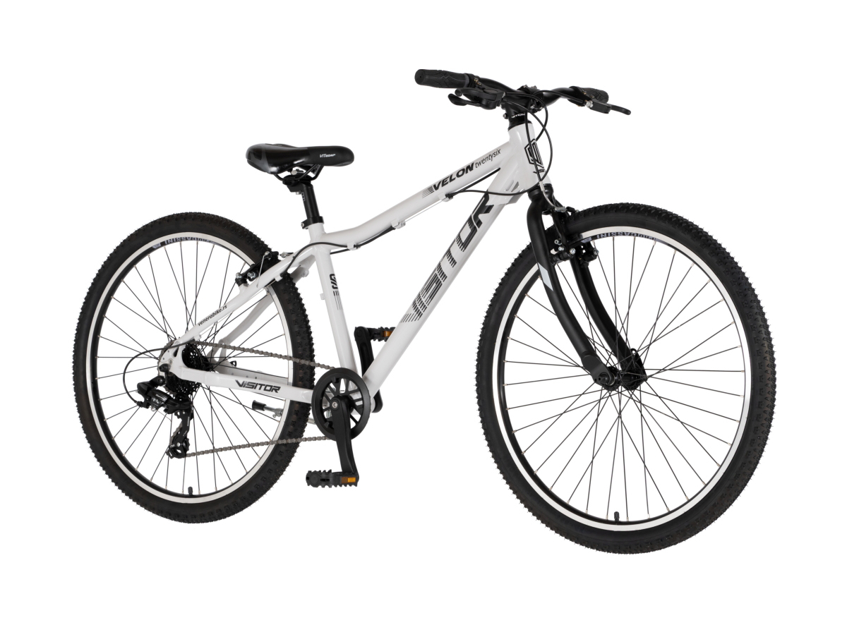 BICIKL MTB VISITOR PROXY 26" TVRDA ALU 13" V-BRAKE  8 BRZINA 132-155CM (XS) ROZE