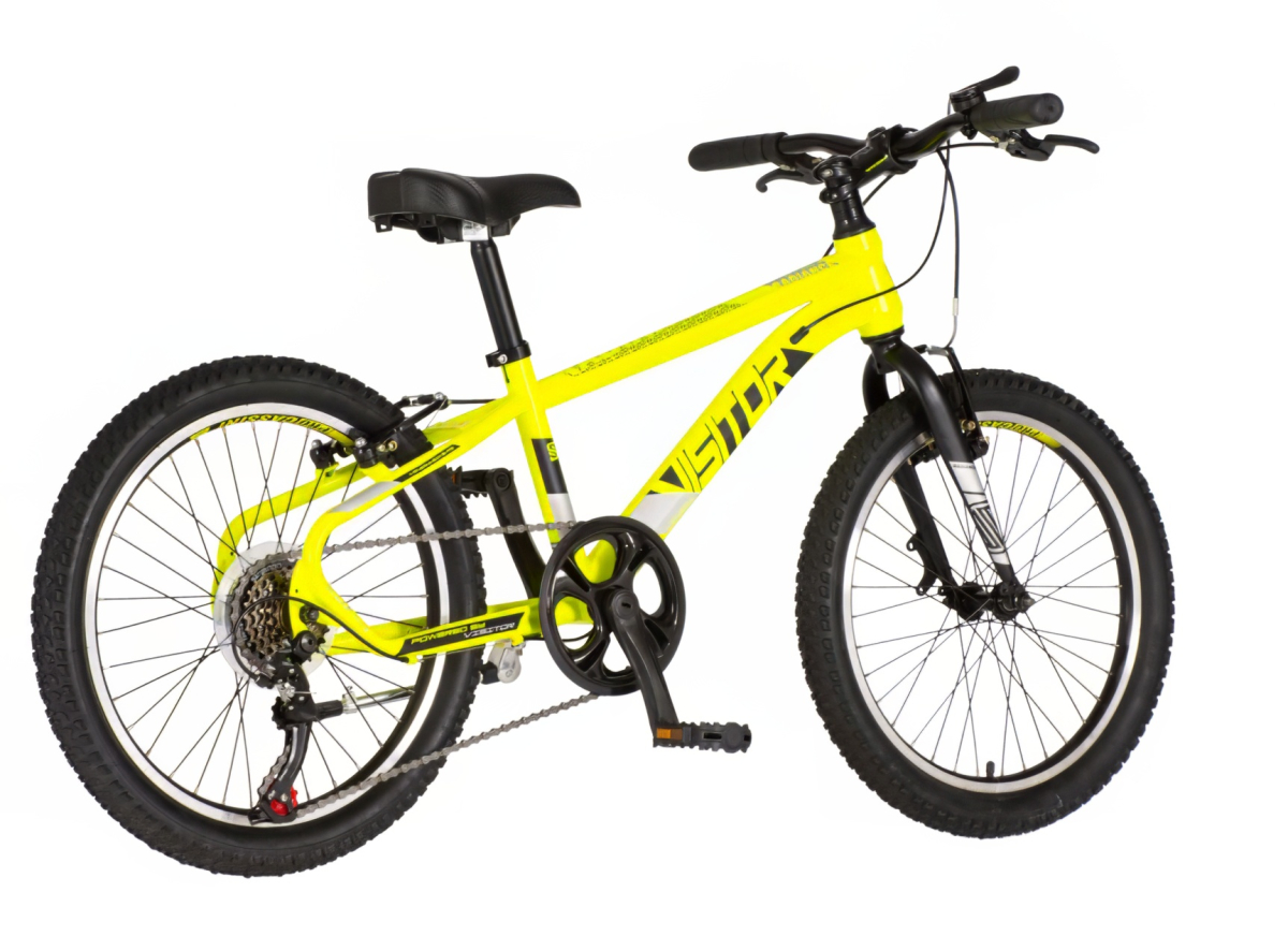 Bicikl Visitor Radiance 20" neon žuto crni