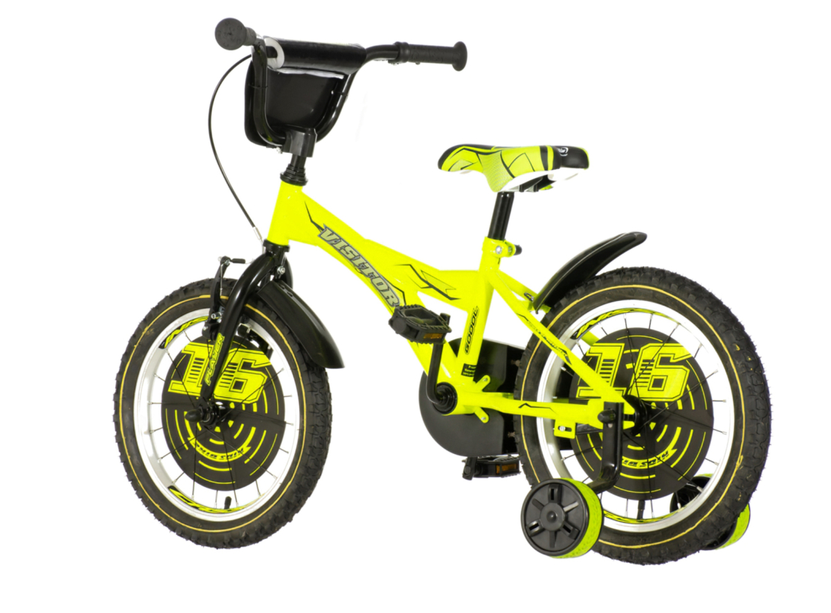 Bicikl Visitor Player 16" neon žuto crnii