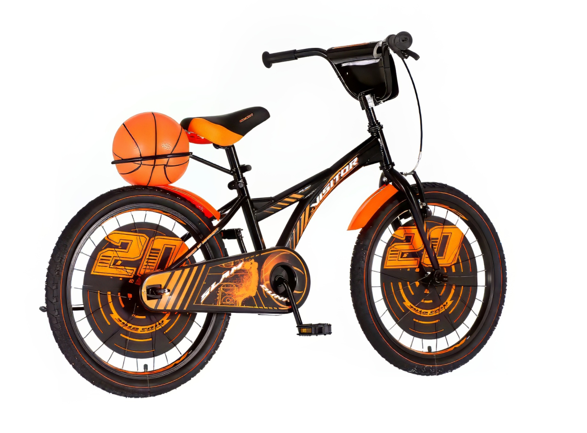 Bicikl Visitor Basket  20" crno narandžasti